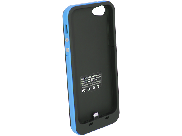 Funda Con Bateria Recargable Azul Iphone5 - ordena-com.myshopify.com