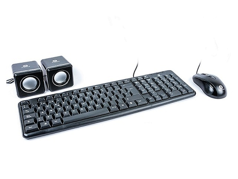 Naceb Na 228 Kit De Teclado, Mouse Y Bocinas Color Negro - ordena-com.myshopify.com