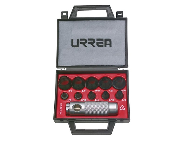 Urrea 49901 Juego De Sacabocados 11 Piezas1/8 3/4 - ordena-com.myshopify.com