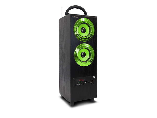 Zonar S02 C Bocina Portatil Mp3 Con Radio Fm Verde - ordena-com.myshopify.com