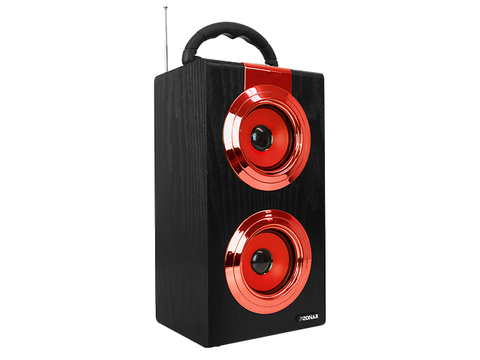 Zonar A26 Bocina Portátil Mp3 Con Radio Fm Rojo - ordena-com.myshopify.com