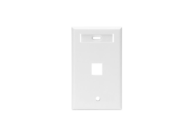 Leviton 42080 1 Ws Placa Quickport Para Jack Sencilla 1 Entrada - ordena-com.myshopify.com