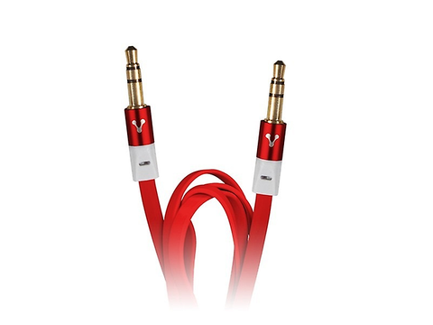 Vorago Cab 108 Cable De Audio 3.5mm Rojo Metalico - ordena-com.myshopify.com