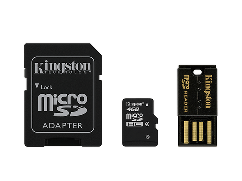 Kingston Mbly4 G2/4 Gb Kit Mobility 4 Gb Micro Sd, Lector Sd Y Lector Usb - ordena-com.myshopify.com