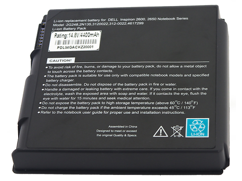Oem Dl 04 Inspiron 2600 Batería Para Laptop 14.8 V 4400m Ah - ordena-com.myshopify.com