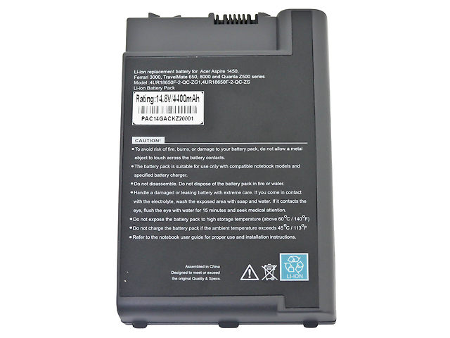 Oem Ac 14 Squ202 Batería Para Laptop 14.8 V 4400m Ah - ordena-com.myshopify.com