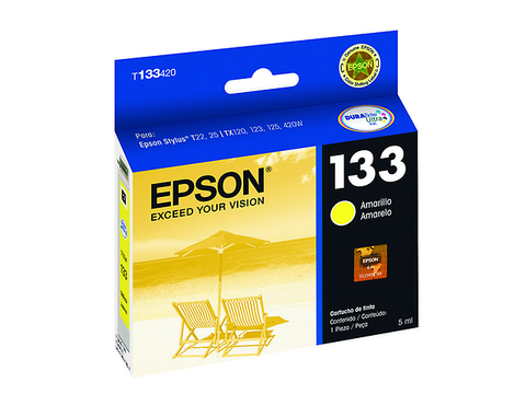 Epson T133 Cartucho Para T22 /Tx120/Tx130 8ml Amarillo - ordena-com.myshopify.com