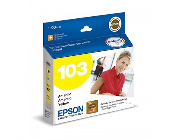 Epson T103 Cartucho Para T1110/T40/Tx515/Tx600/Tx550, 11 Ml, Amarillo - ordena-com.myshopify.com