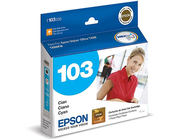 Epson T103 Cartucho Para T40 W/ Tx600 Fw 11ml Cian - ordena-com.myshopify.com