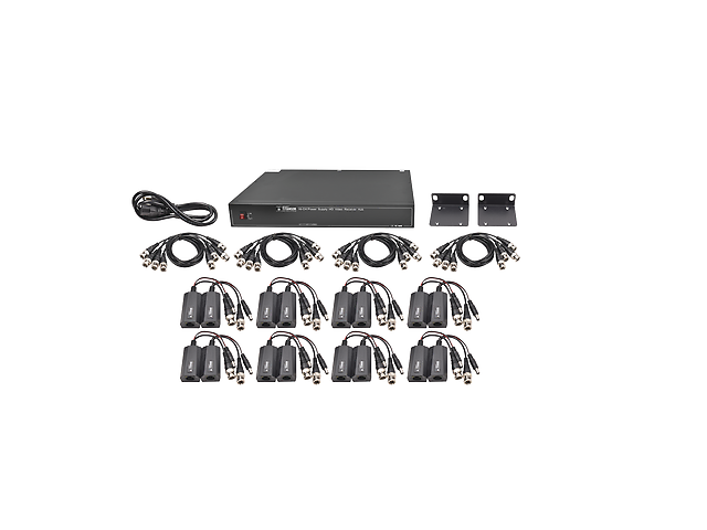 Kit De 16 Canales Para Transmisión De Alimentacion De 36 Vcd A 12 Vcd Y Video - ordena-com.myshopify.com