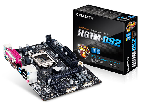 Gigabyte Ga H81 M Ds2 Tarjeta Madre S 1150, Intel H81, Usb 2.0/3.0, 16 Gb Ddr3 - ordena-com.myshopify.com