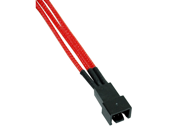 Nzxt Cbr 3 F, Cable 3 Pin Fan Extension Sleeved Rojo - ordena-com.myshopify.com