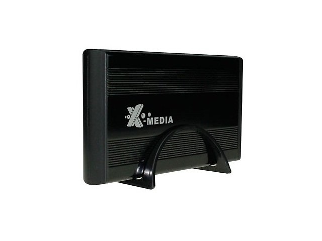 X Media En3400 Bk Gabinete De Disco Duro, 3.5pulg., Sata/Ide/Usb 2.0, Negro - ordena-com.myshopify.com