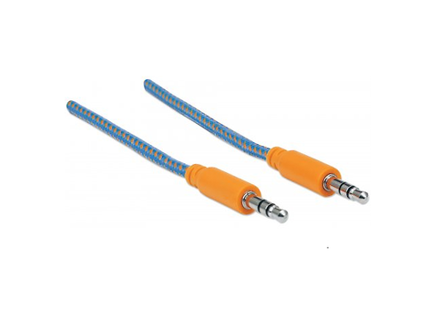 Manhattan 394093 Cable Estero A Ipod M M 1 M Textil Azul/Naranja - ordena-com.myshopify.com