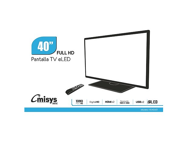 Omisys Vd40 A01 Pantalla Tv 40 Eled 1080 Full Hd, Digital Hd - ordena-com.myshopify.com