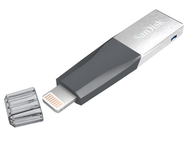 San Disk I Xpand Mini Memoria Usb ,32 Gb, Usb 3.0/Lightning, Gris/Plata - ordena-com.myshopify.com