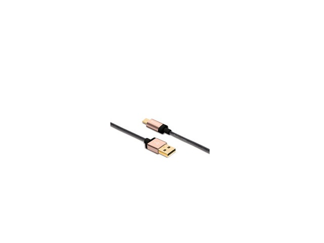 Verbatim Cable USB A Macho - Micro USB A Hembra, Champán