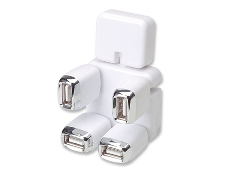 Manhattan 161633 Concentrador Hub Usb V2.0 4puertos Robot