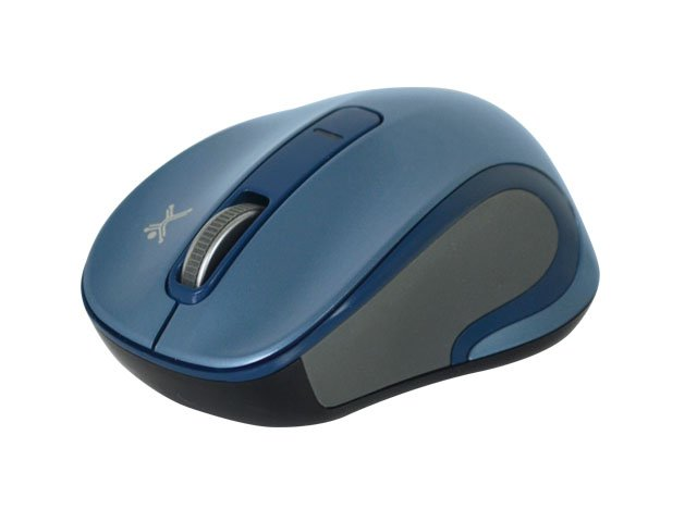 Perfect Choice Mouse óptico Pc 044741, Inalámbrico, Bluetooth, 1600 Dpi, Azul/Gri - ordena-com.myshopify.com