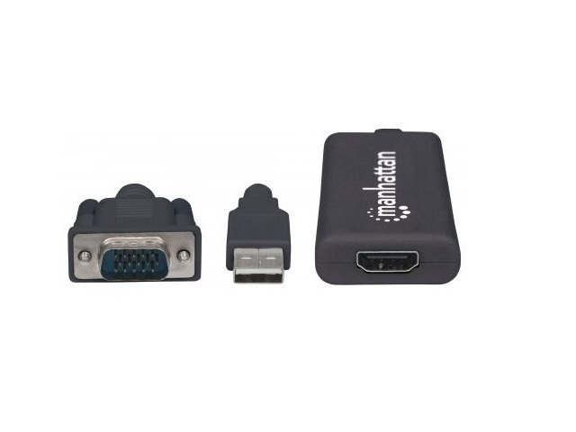 Manhattan 152426 Convertidor Video Vga Audio Usb A Hdmi