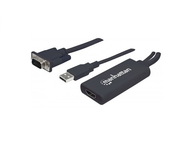 Manhattan 152426 Convertidor Video Vga Audio Usb A Hdmi