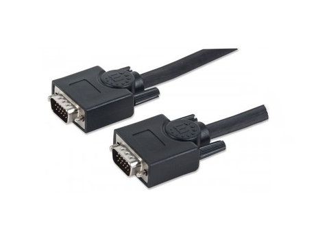 Manhattan 311748 Cable Monitor Svga 8mm 3m Negro