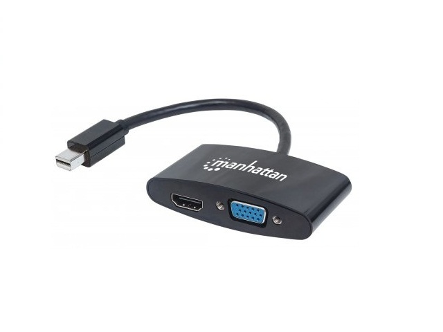 Manhattan 152709 Adaptador Mini Display Port Macho   Hdmi/Vga Hembra, Negro - ordena-com.myshopify.com