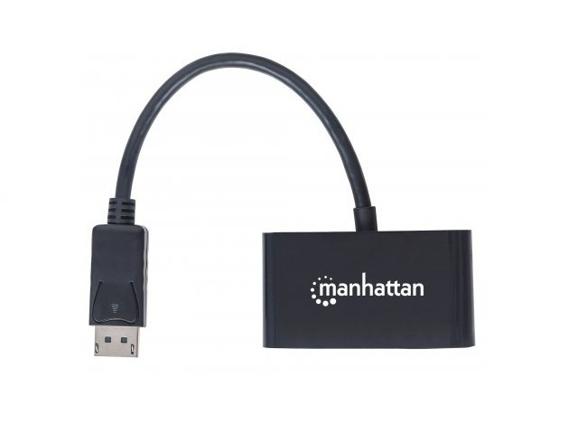 Manhattan 152587 Adaptador Displayport Macho   Hdmi/Vga Hembra, Negro - ordena-com.myshopify.com