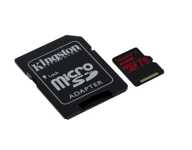 Kingston Sdcr/64 Gb Memoria Micro Sdhc100 R 80 W Clase10 V30 64 Gb - ordena-com.myshopify.com