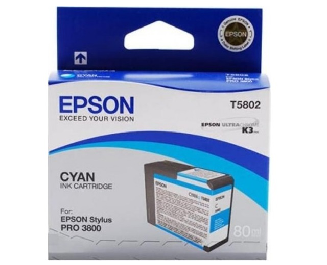 Epson T580200 Cartucho Stylus Pro T580 3800 3880 80ml Cyan - ordena-com.myshopify.com
