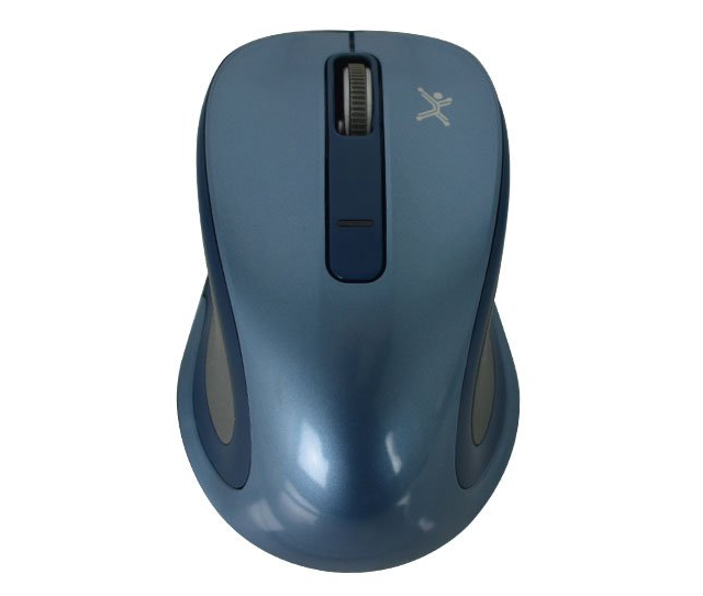 Perfect Choice Mouse óptico Pc 044741, Inalámbrico, Bluetooth, 1600 Dpi, Azul/Gri - ordena-com.myshopify.com