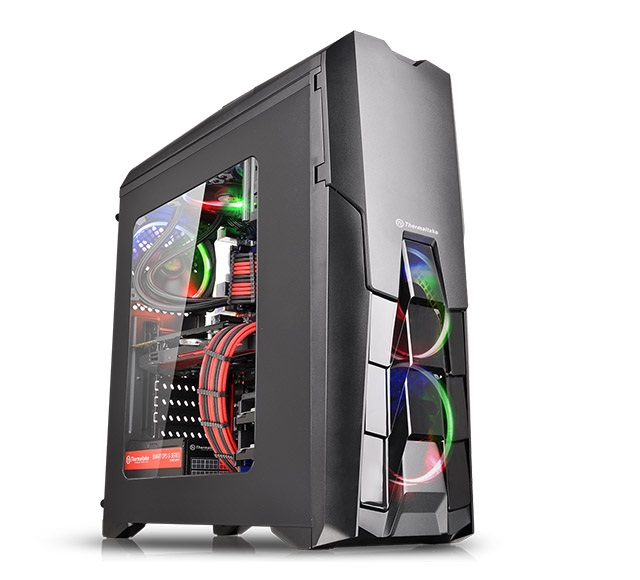 Thermaltake Versa N25 Gabinete C/Ventana Mid Tower Sin Fuente Usb 2.0/3.0 Negro