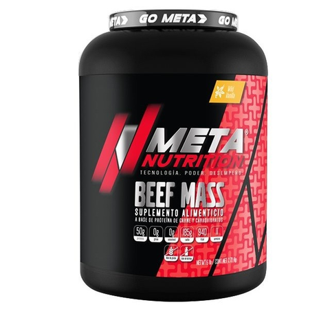 Proteina Meta Nutrition Beef Mass 6 Libras   Sabor Chocolate - ordena-com.myshopify.com