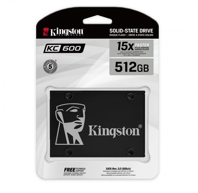 Kingston Skc600/512gb Unidad Ssd 512gb Sata 3 2.5 7mm - ordena-com.myshopify.com