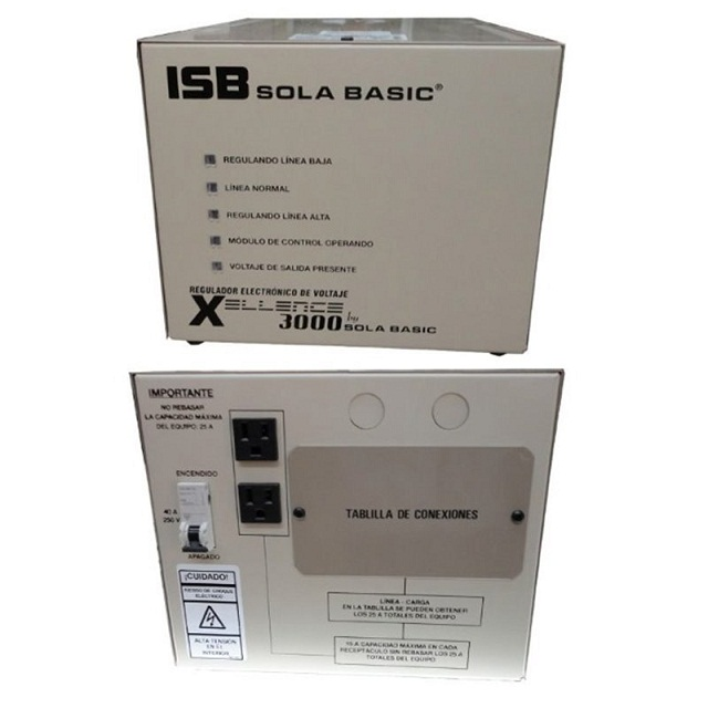 Isb Sola Basic Xl-13-230 Xcellence 3000 Regulador 3000 Va