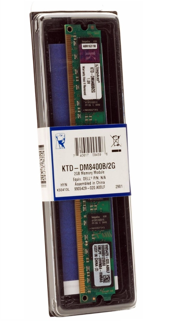 Kingston Ktd Dm8400 B Memoria Ram Ddr2, 667 M Hz, 2 Gb, Cl5, Non Ecc