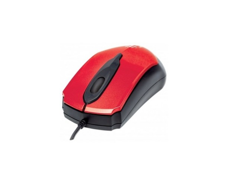 Manhattan 179430 Mouse Optico Edge Usb Rojo/negro