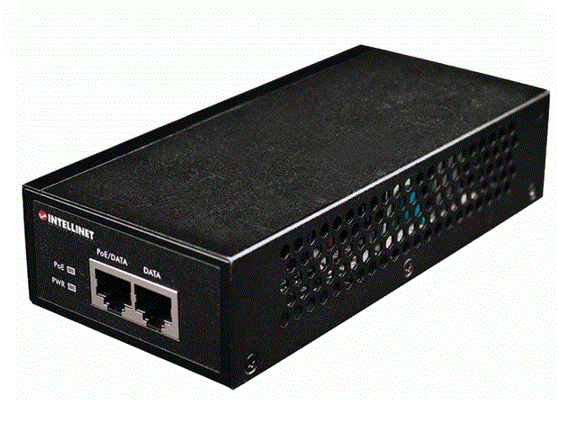 Intellinet 560566 Inyector De Corriente Po E Gigabit, 42 W, 2x Rj 45