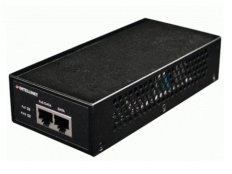 Intellinet 560566 Inyector De Corriente Po E Gigabit, 42 W, 2x Rj 45