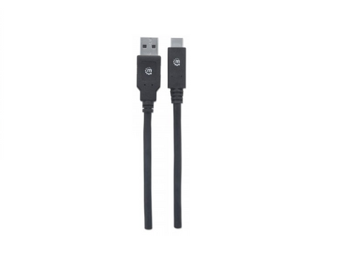 Manhattan 354974 Cable Usb Tipo Cm Am 2.0 Mts V3.1 Gen1 Negro - ordena-com.myshopify.com