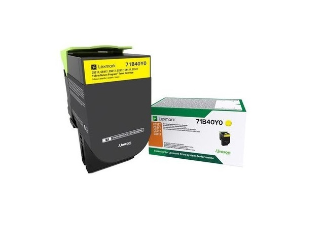 Lexmark 71 B40 Y0 Toner Amarillo Para Cs/Cx 317 417 517 - ordena-com.myshopify.com