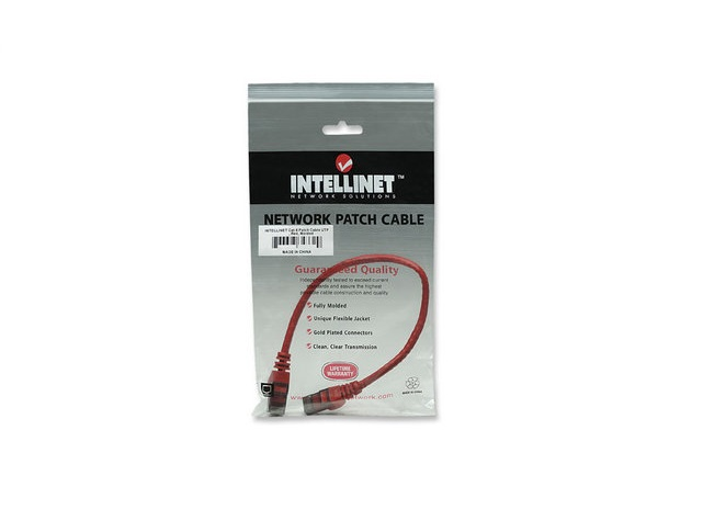Intellinet 342131 Cable Patch Cat 6, Utp 1.5 F 0.5 Mts Color Rojo