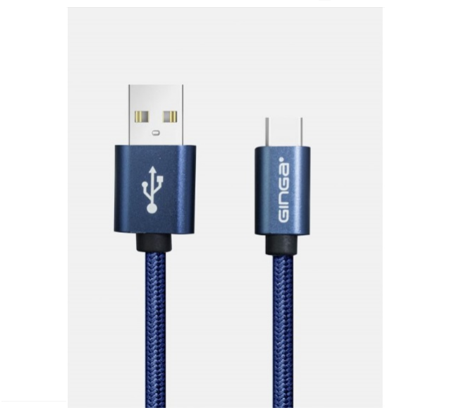 Ginga Gi1801 Tcaz Cable Tipo C Usb Cargador Y Transmisor Azul - ordena-com.myshopify.com