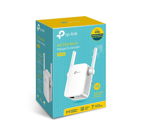 Tp Link Re205 Extensor De Cobertura Wi Fi Ac750 2.4 G Hz 300 Mbps