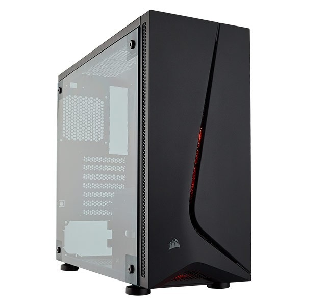 Gabinete Corsair Carbide SPEC-05 con Ventana LED Rojo