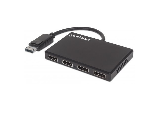 Manhattan 207737 V Ideo Splitter Displayport 1 Dp In 4 Dp Out Usb Mst - ordena-com.myshopify.com