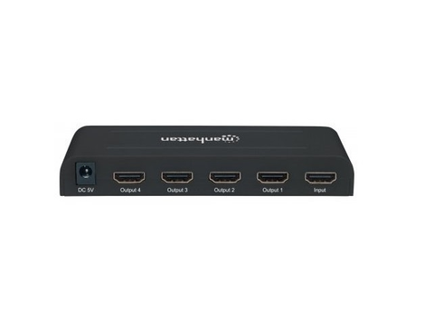 Manhattan 207515 Video Splitter Hdmi Uhdtv 4 K 30 Hz 1 In 4 Out - ordena-com.myshopify.com