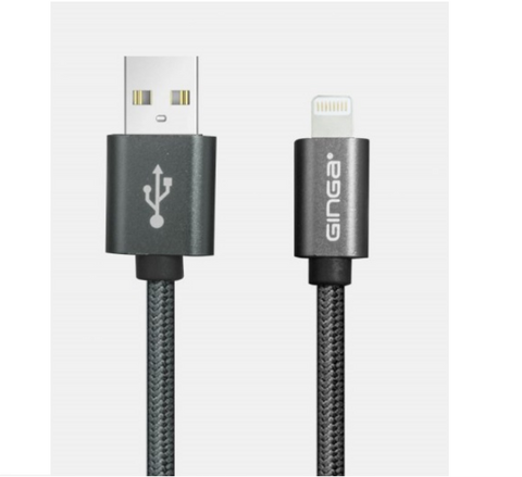 Ginga Gi1801 P6 Gr Cable Usb Para Iphone Cargador Y Transmisor Gris - ordena-com.myshopify.com