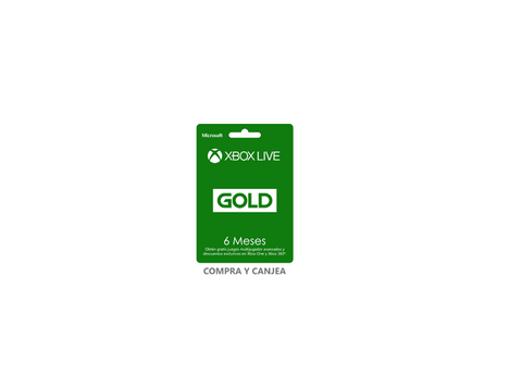 Microsoft S6 T 00004 Trajeta De Xbox Live 6 Meses Gold Mexico Only Esdgeofencd - ordena-com.myshopify.com