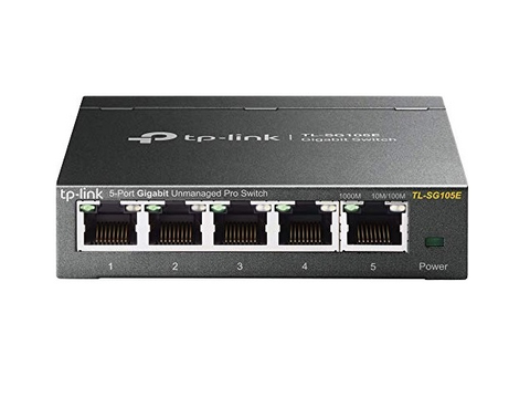 Switch TP-Link Gigabit Ethernet TL-SG105E, 5 Puertos